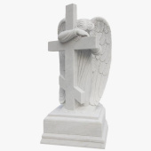 Скульптура ангел с крестом